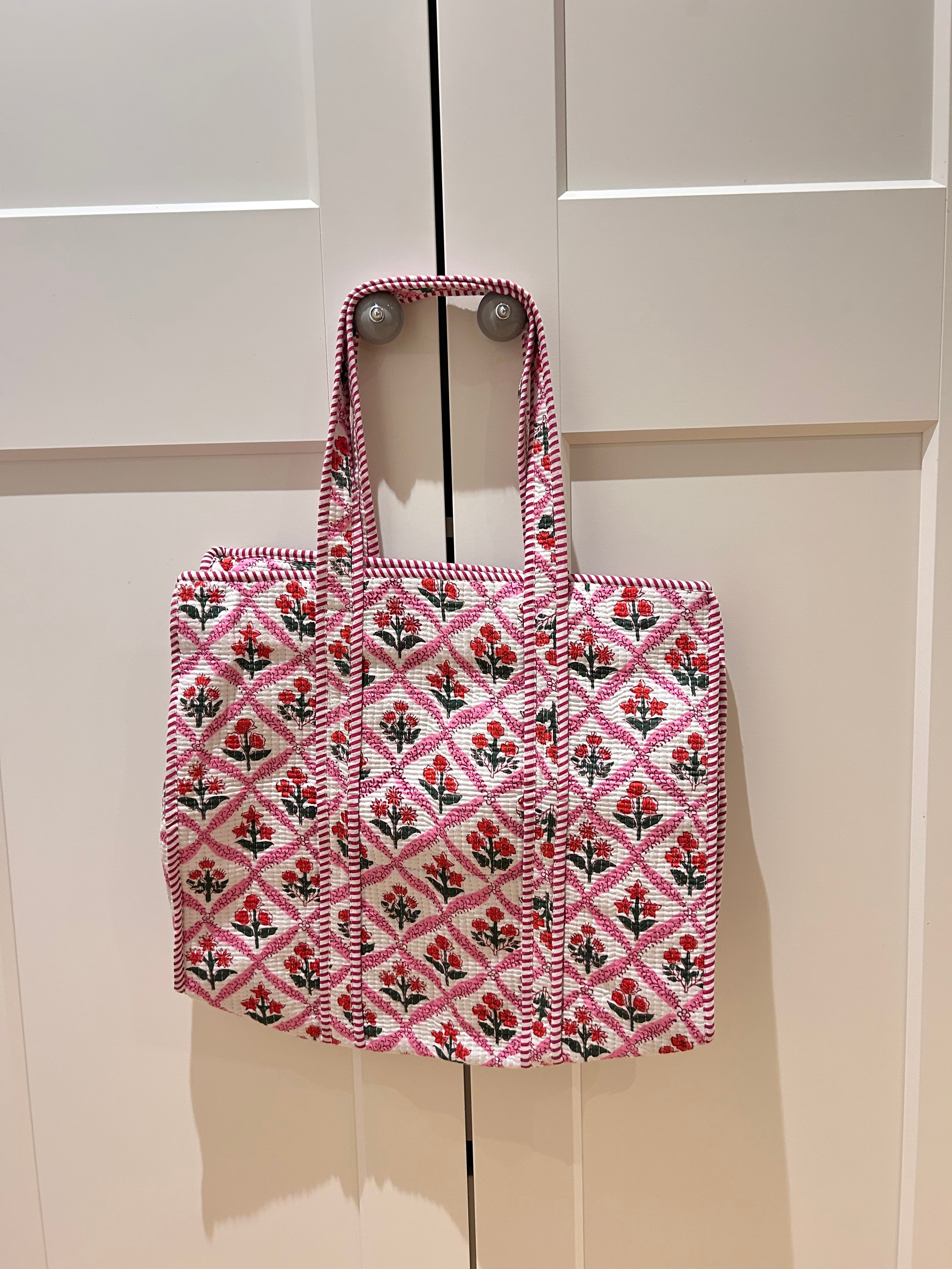 Totte Bag - Rosas Rombos