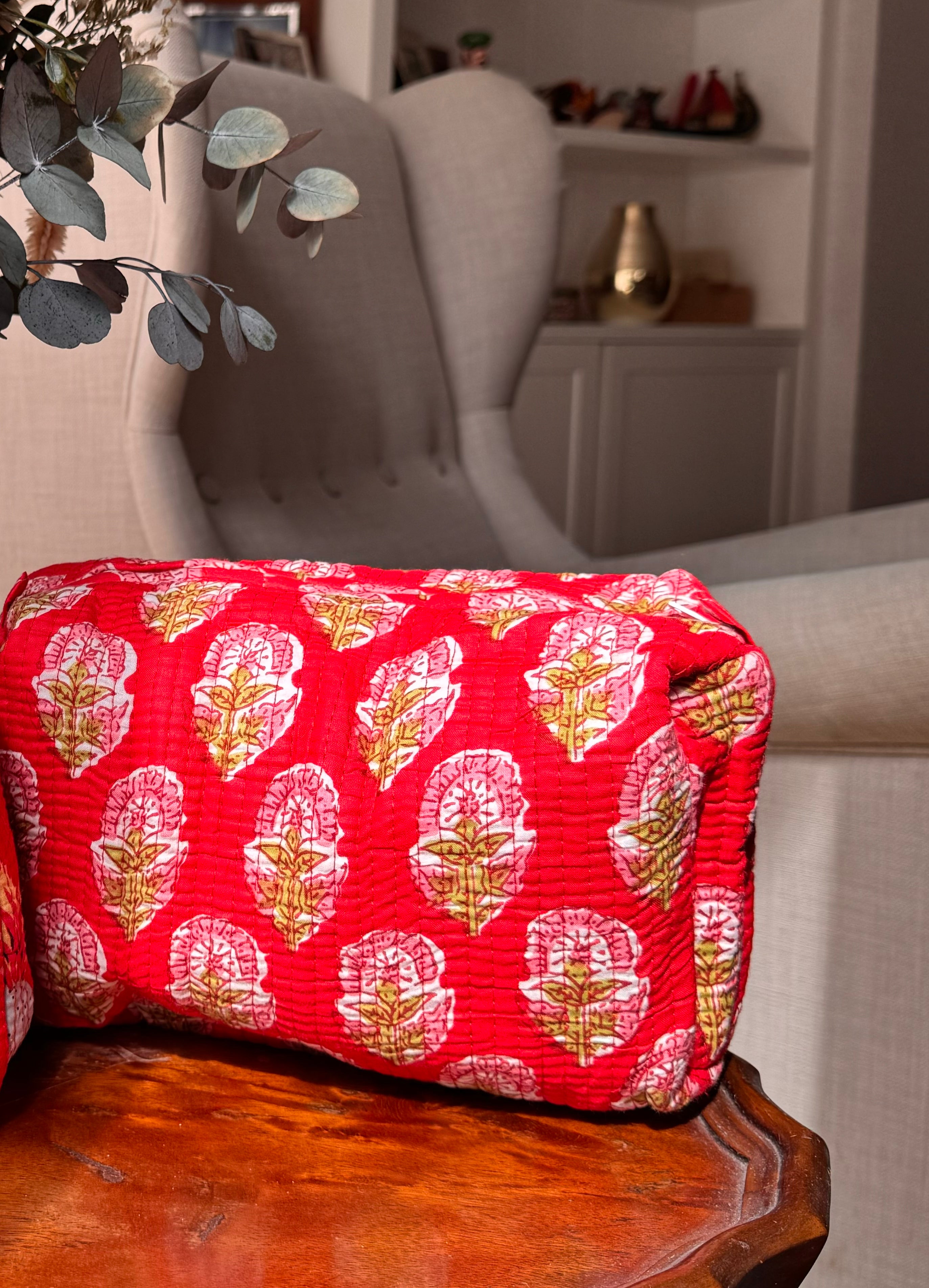 Neceser - Rojo Floral