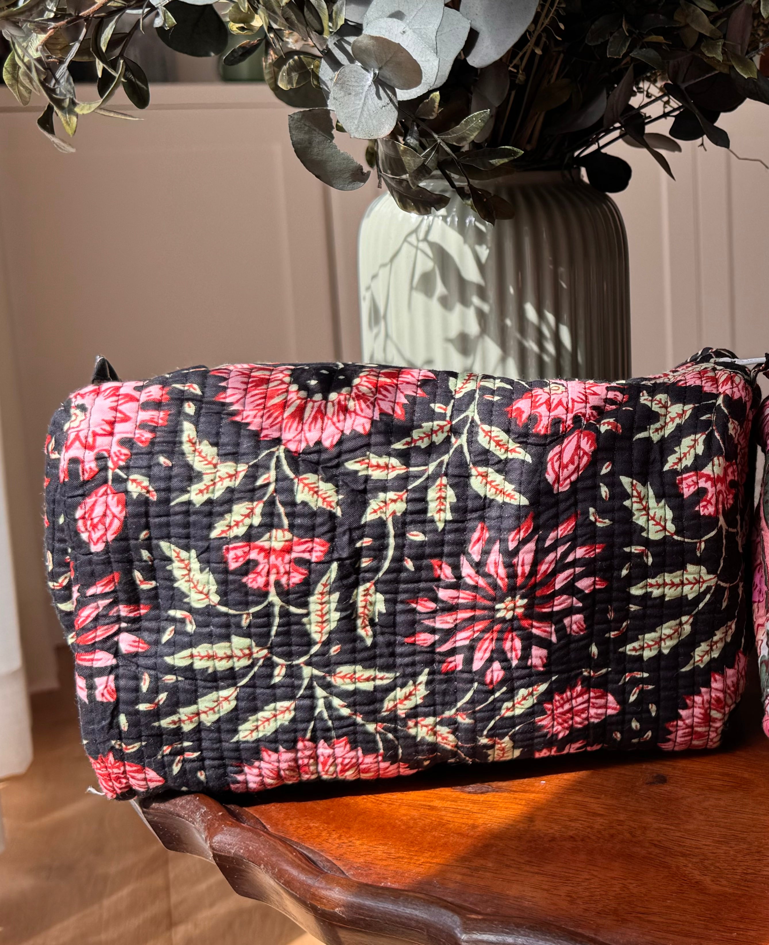 Neceser - Negro Floral