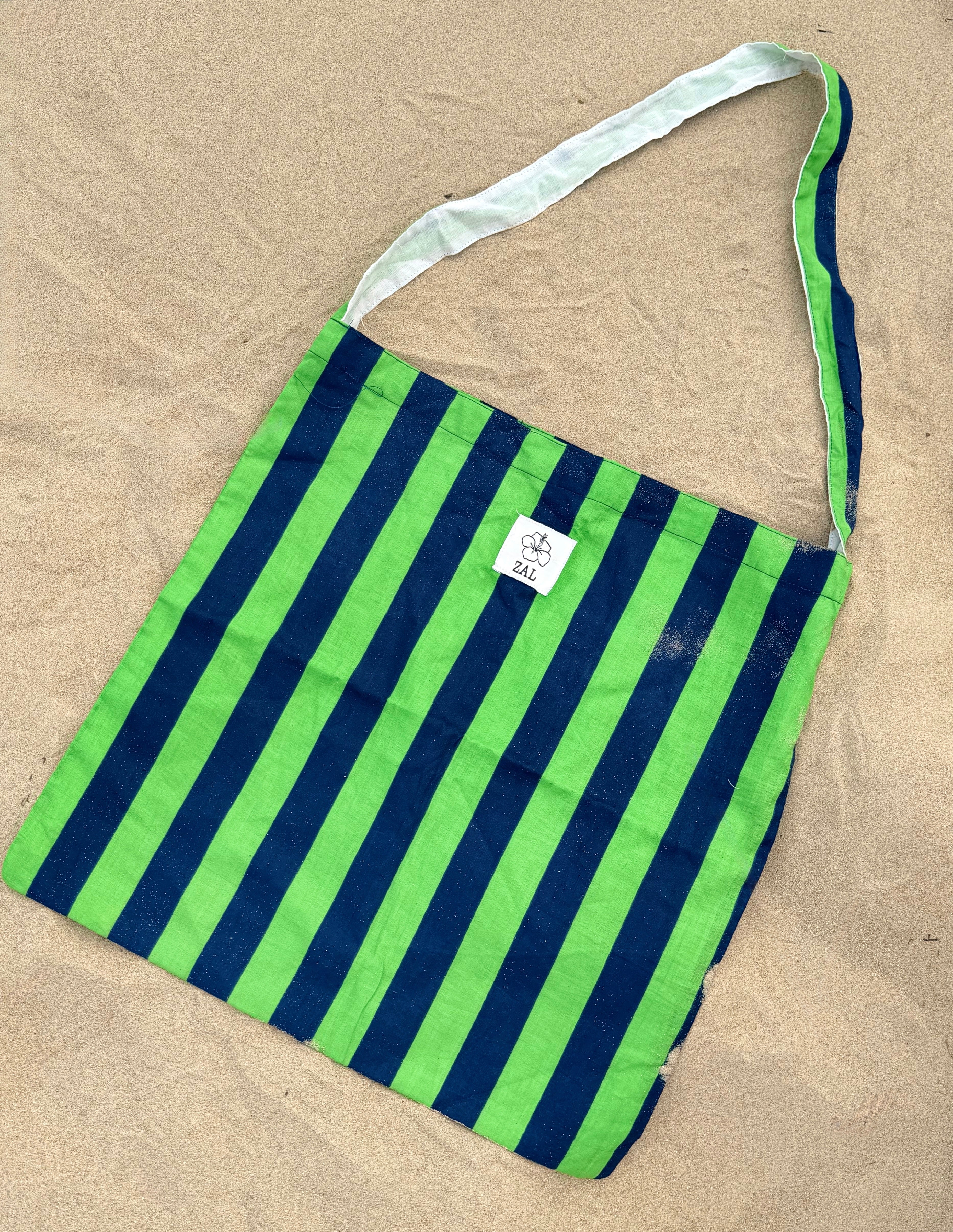 Bolsa de playa - Verde & Azul