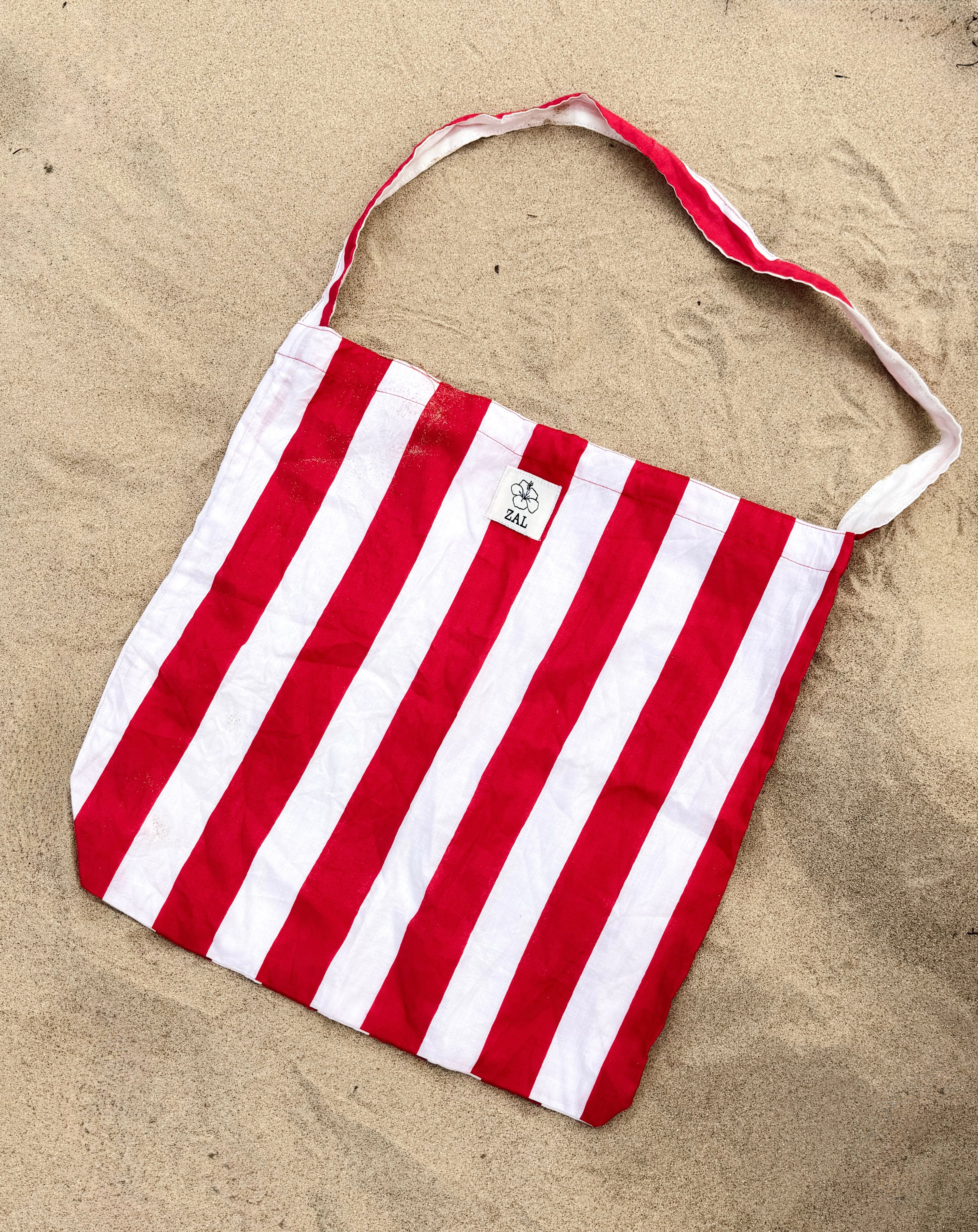 Bolsa de playa - Rojo & Blanco