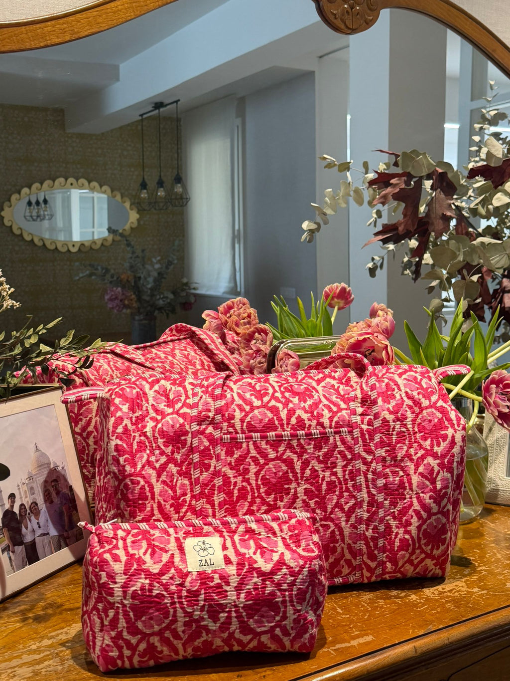 Bolso Viaje - Rosa Floral