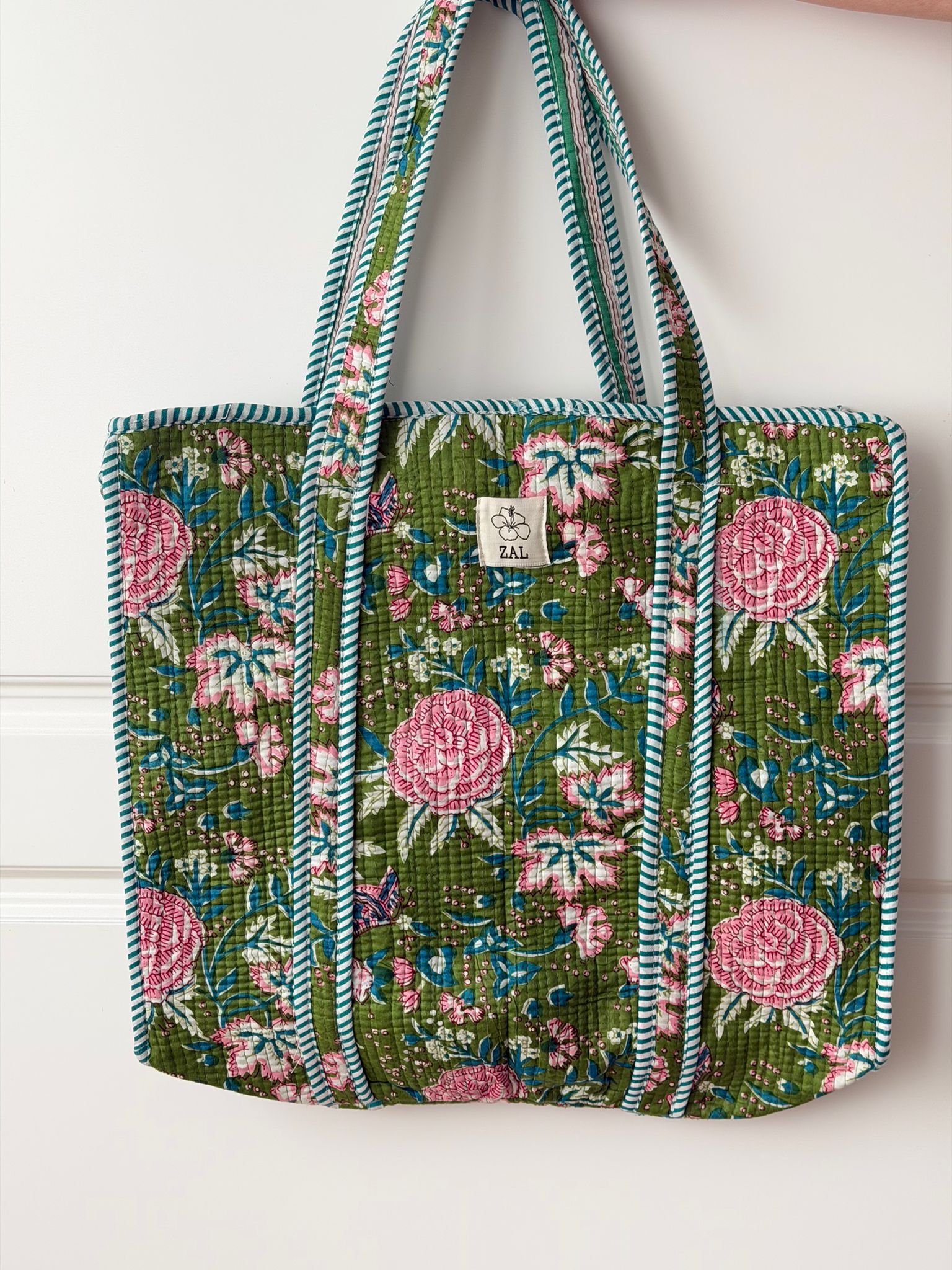 Totte Bag - Verde Floral