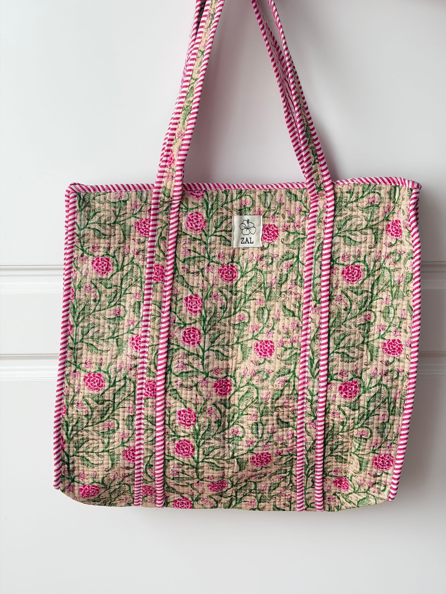 Totte Bag - Beige Floral