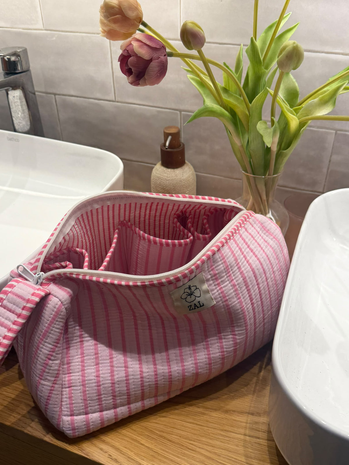 Dyson Bag - Pink Stripes